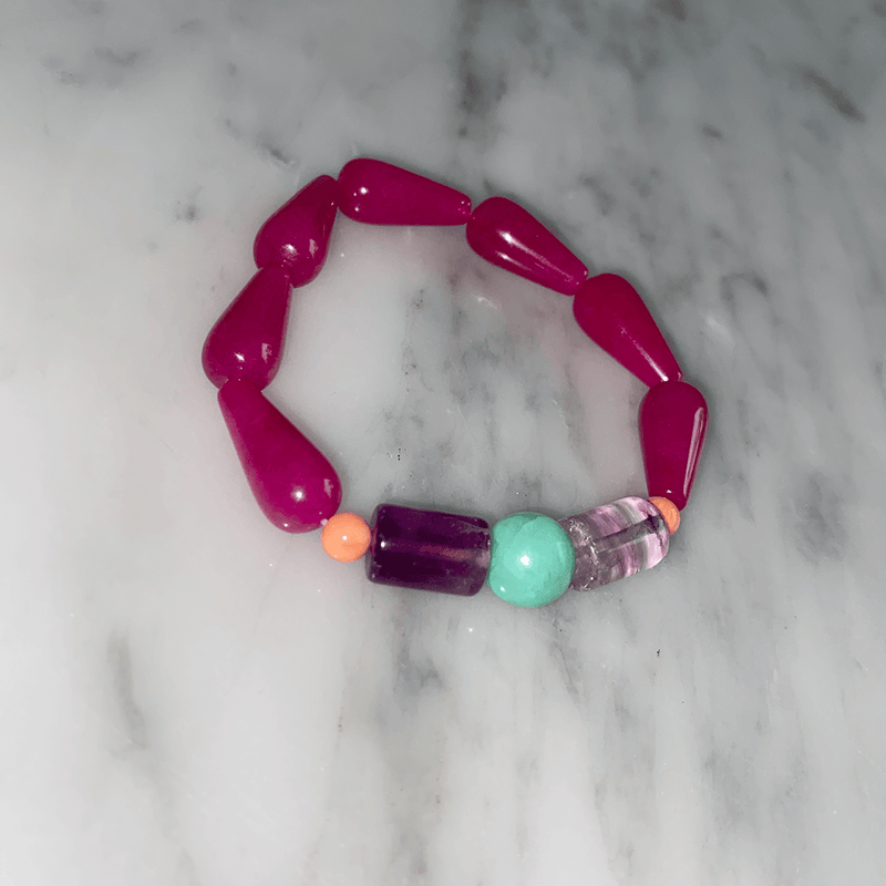 Elvira Bracelet - Deep Pink